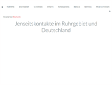 Tablet Screenshot of jenseitskontakte-ruhrgebiet.de